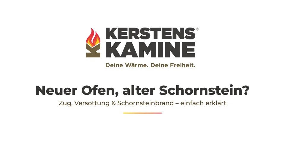 Neuer Ofen, alter Schornstein? Unser Erklärfilm zu Zug, Versottung und Schornsteinbrand