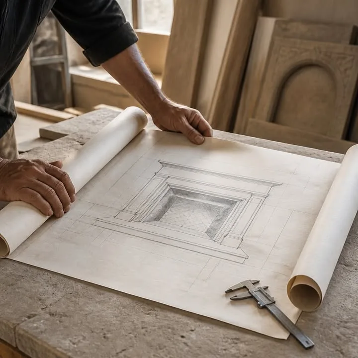 Design trifft Technik: Wir planen, bauen und stimmen Ihren Kamin aus einer Hand ab.